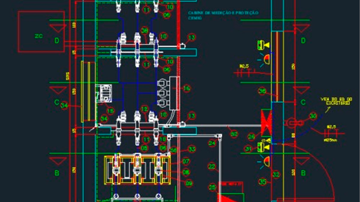 Projetos de Subestação Aérea e Abrigada